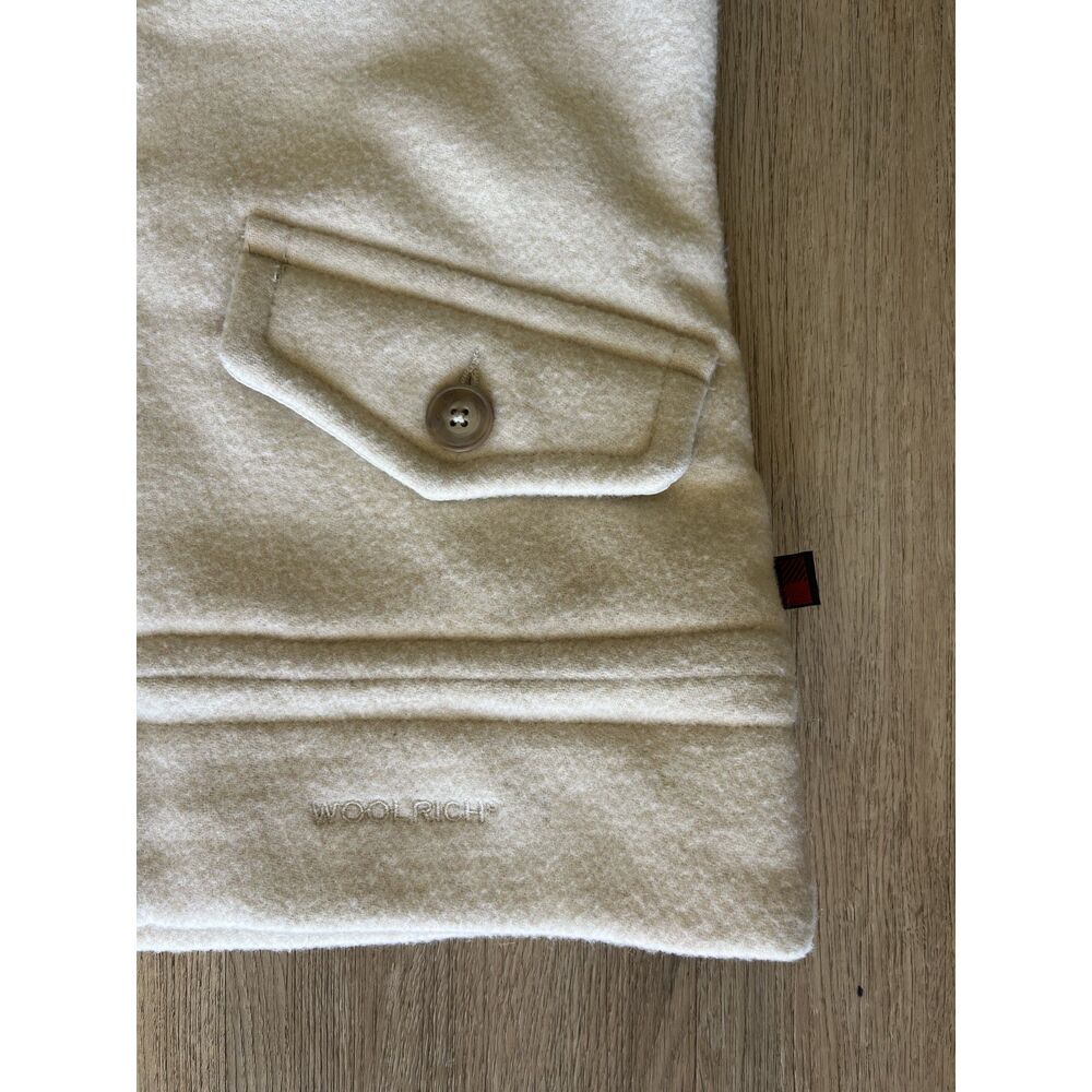 Vintage Women's Woolrich Cream Wool Vest Size M